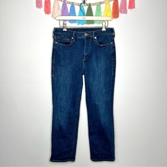 True Religion Dark Wash Straight Leg Denim Jeans Size 30 Women’s - Picture 13 of 13
